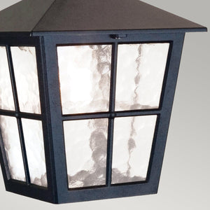 Elstead Lighting - BL48M-BLACK - Elstead Lighting Outdoor Hanging from the Canterbury range. Canterbury 1 Light Chain Lantern Product Code = BL48M-BLACK