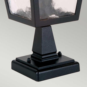 Elstead Lighting - BL7-BLACK - Elstead Lighting Pedestal Lantern from the York range. York 1 Light Pedestal Lantern Product Code = BL7-BLACK