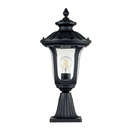 Elstead Lighting - CC3-S-BK - Pedestal Lantern