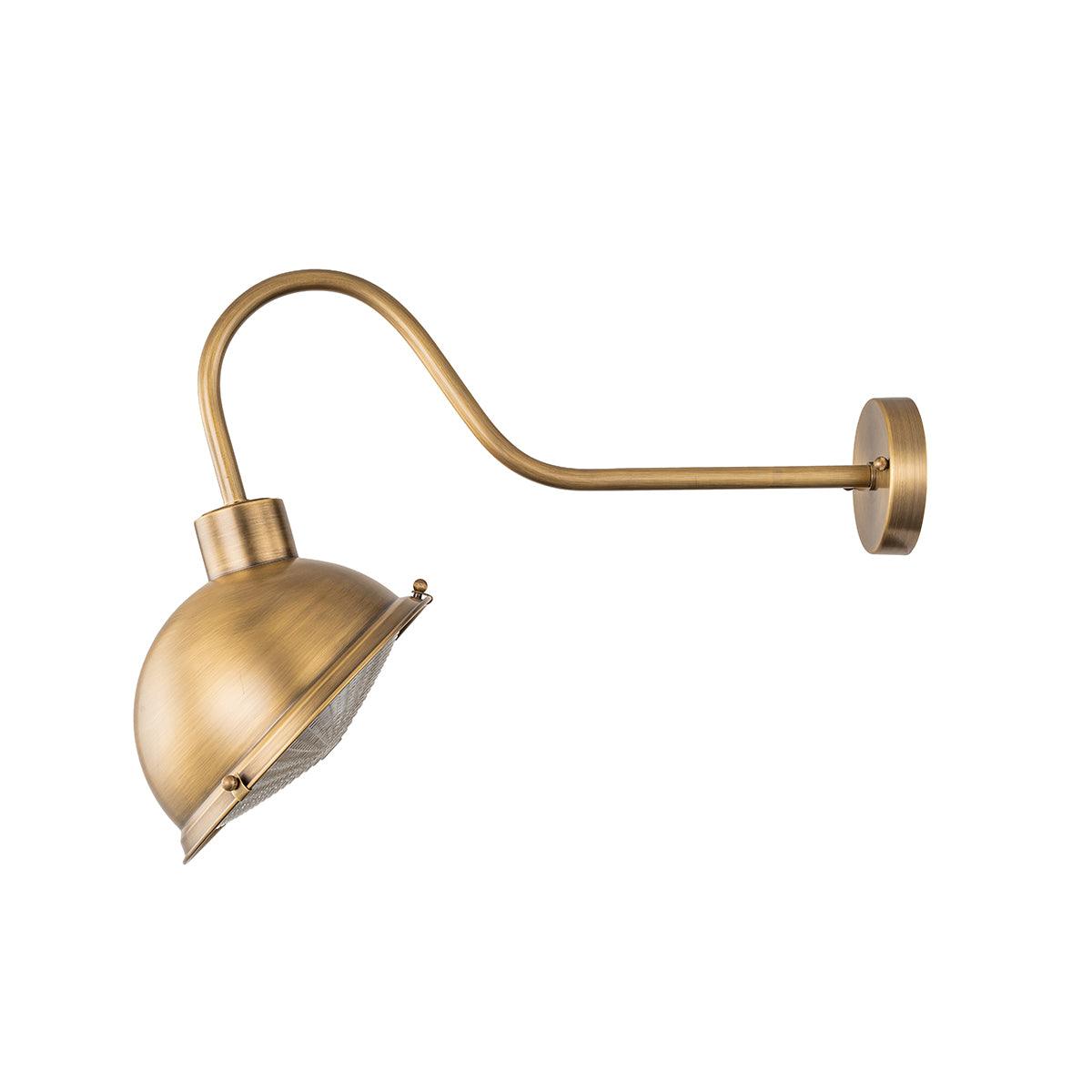 Elstead Lighting - CHISWICK-ATB - Elstead Lighting Outdoor Wall Light from the Chiswick range. Chiswick 1Lt Brass Sign Light Product Code = CHISWICK-ATB