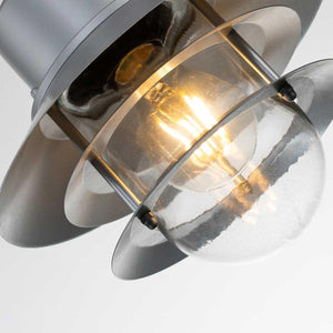 Elstead Lighting - COPENHAGEN8-SIL - Elstead Lighting Outdoor Hanging from the Copenhagen range. Copenhagen 1 Light Chain Lantern Product Code = COPENHAGEN8-SIL