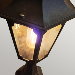 Elstead Lighting - CP4-BLACK - Pedestal Lantern