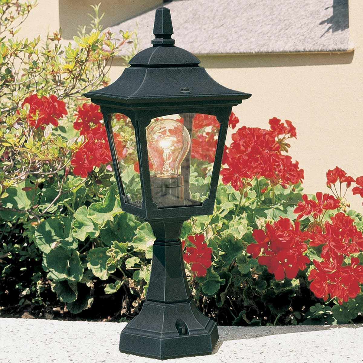 Elstead Lighting - CPM4-BLACK - Pedestal Lantern