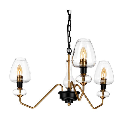 Elstead Lighting - DL-ARMAND3-AB - Elstead Lighting Pendant from the Armand range. Armand 3 Light Pendant Product Code = DL-ARMAND3-AB