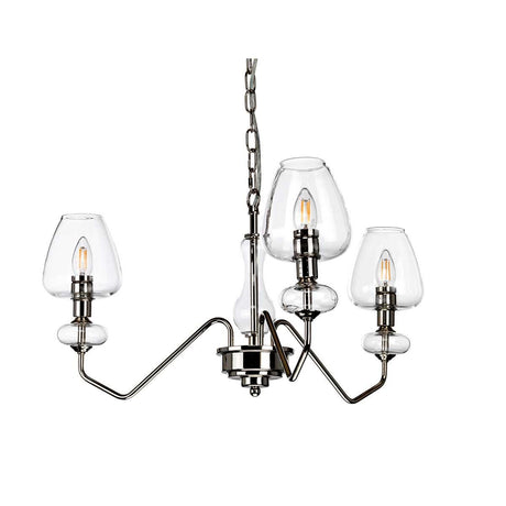 Elstead Lighting - DL-ARMAND3-PN - Elstead Lighting Pendant from the Armand range. Armand 3 Light Pendant - Polished Nickel Product Code = DL-ARMAND3-PN