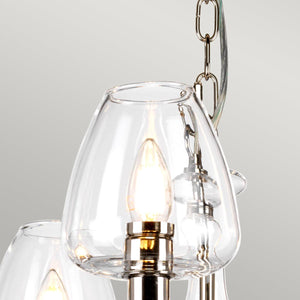 Elstead Lighting - DL-ARMAND5-PN - Elstead Lighting Chandelier from the Armand range. Armand 5 Light Chandelier - Polished Nickel Product Code = DL-ARMAND5-PN