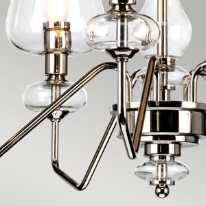 Elstead Lighting - DL-ARMAND5-PN - Elstead Lighting Chandelier from the Armand range. Armand 5 Light Chandelier - Polished Nickel Product Code = DL-ARMAND5-PN