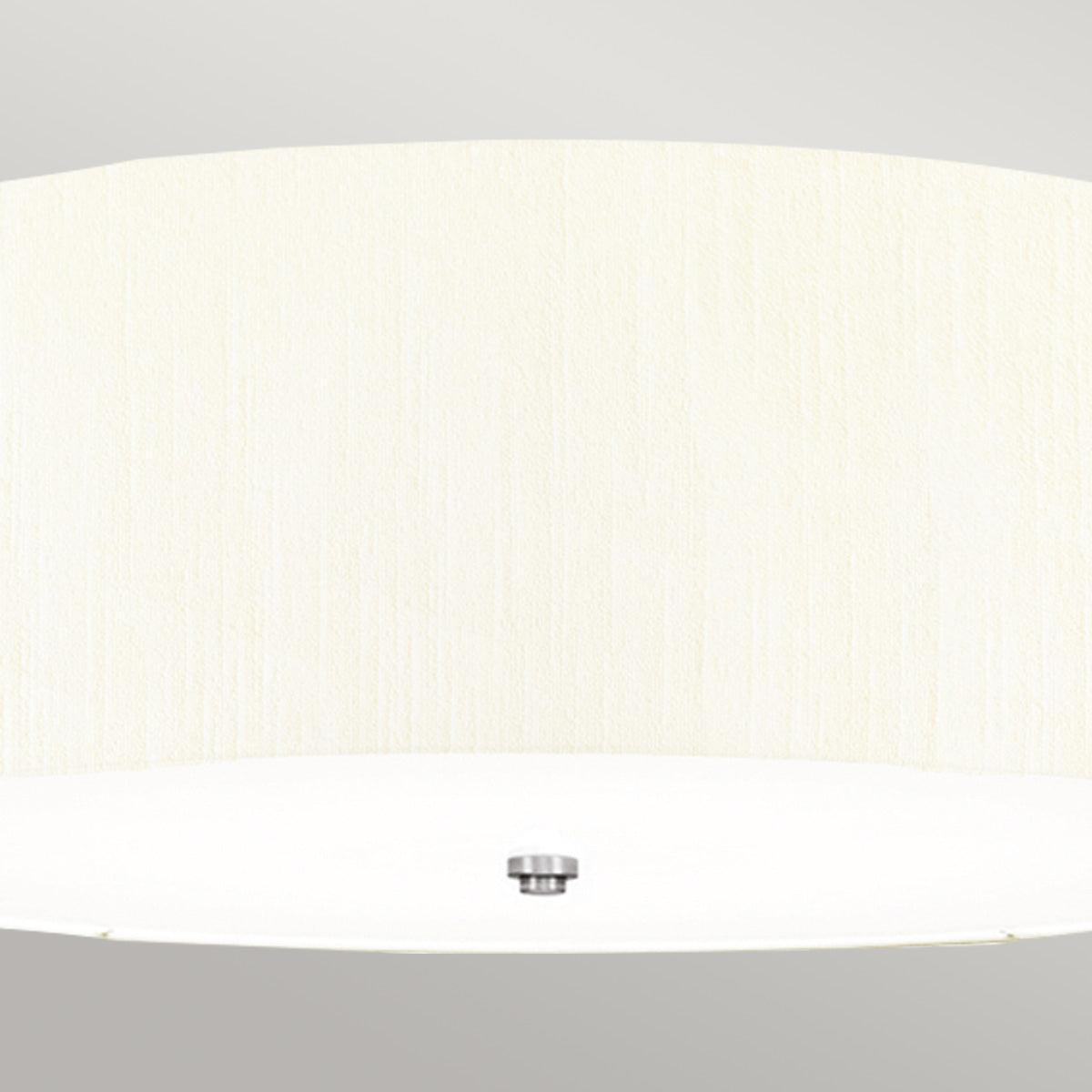 Elstead Lighting - DL-FLETCHER30-7LT-IV-PC - Designer's Lightbox Ceiling Flush from the Fletcher Flush range. Fletcher 30" Flush Product Code = DL-FLETCHER30-7LT-IV-PC