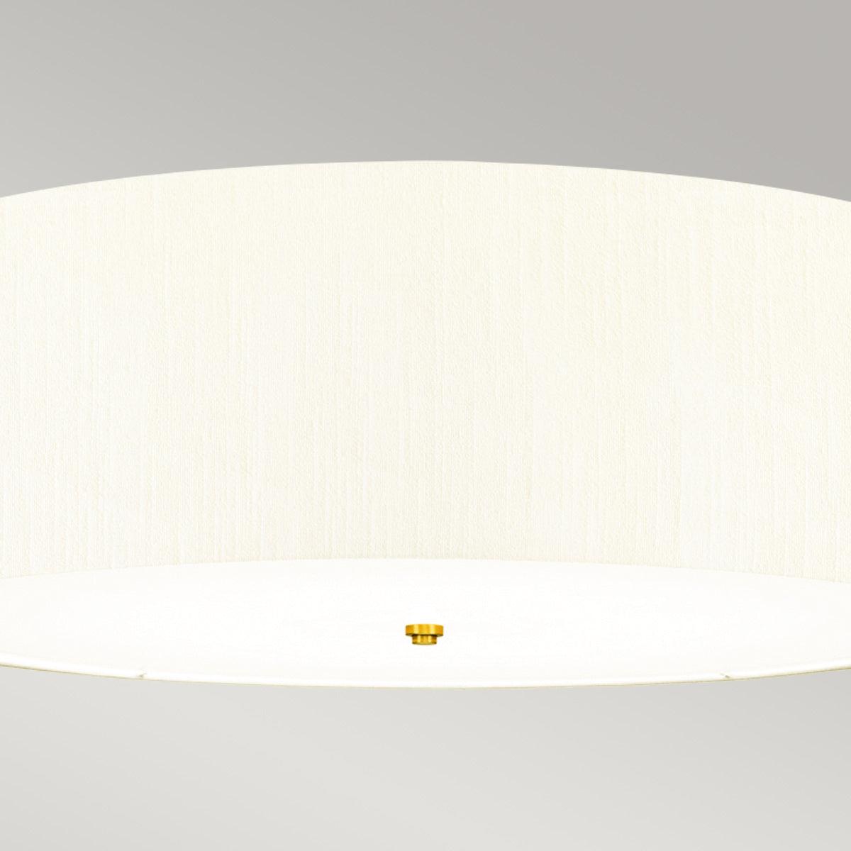 Elstead Lighting - DL-FLETCHER34-7LT-IV-AB - Designer's Lightbox Ceiling Flush from the Fletcher Flush range. Fletcher 34" Flush Product Code = DL-FLETCHER34-7LT-IV-AB