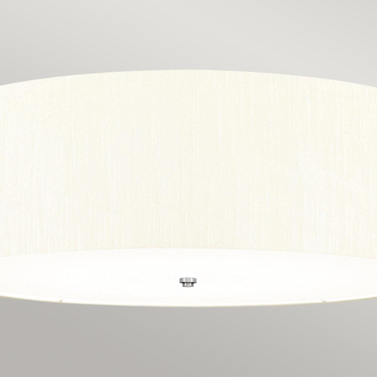 Elstead Lighting - DL-FLETCHER34-7LT-IV-PC - Designer's Lightbox Ceiling Flush from the Fletcher Flush range. Fletcher 34" Flush Product Code = DL-FLETCHER34-7LT-IV-PC