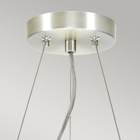 Elstead Lighting - DL-PEARCE14-3LT-IV-PC - Designer's Lightbox Pendant from the Pearce range. Pearce 14" Pendant with Polished Chrome Ceiling Pan Product Code = DL-PEARCE14-3LT-IV-PC