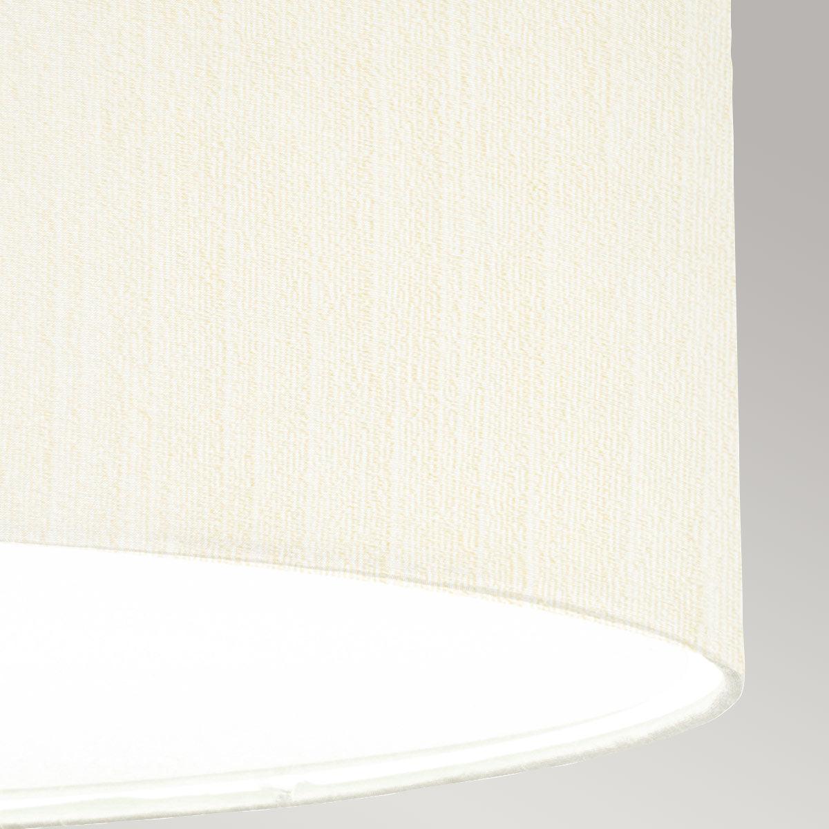 Elstead Lighting - DL-PEARCE26-5LT-IV-AB - Designer's Lightbox Pendant from the Pearce range. Pearce 26" Pendant with Aged Brass Ceiling Pan Product Code = DL-PEARCE26-5LT-IV-AB