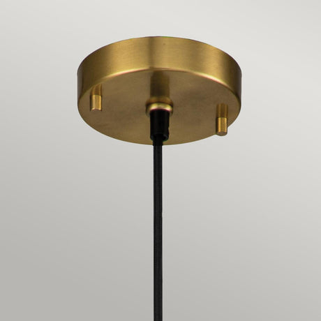 Elstead Lighting - ETOILE-P-S-AB - Elstead Lighting Pendant from the Etoile range. Etoile 1lt Small Pendant - Aged Brass and Gold Leaf Product Code = ETOILE-P-S-AB