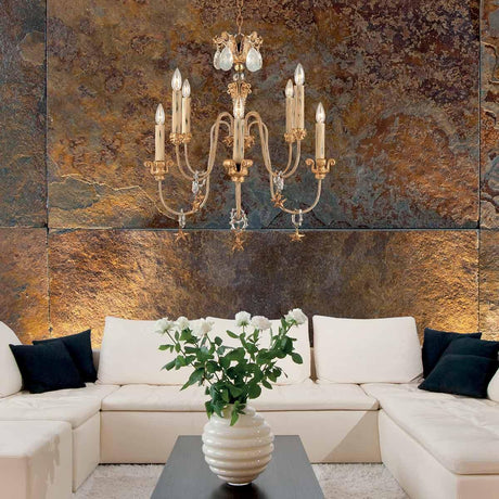 Elstead Lighting - FB-MIGNON8 - Flambeau Chandelier from the Mignon range. Mignon 8 Light Chandelier Product Code = FB-MIGNON8