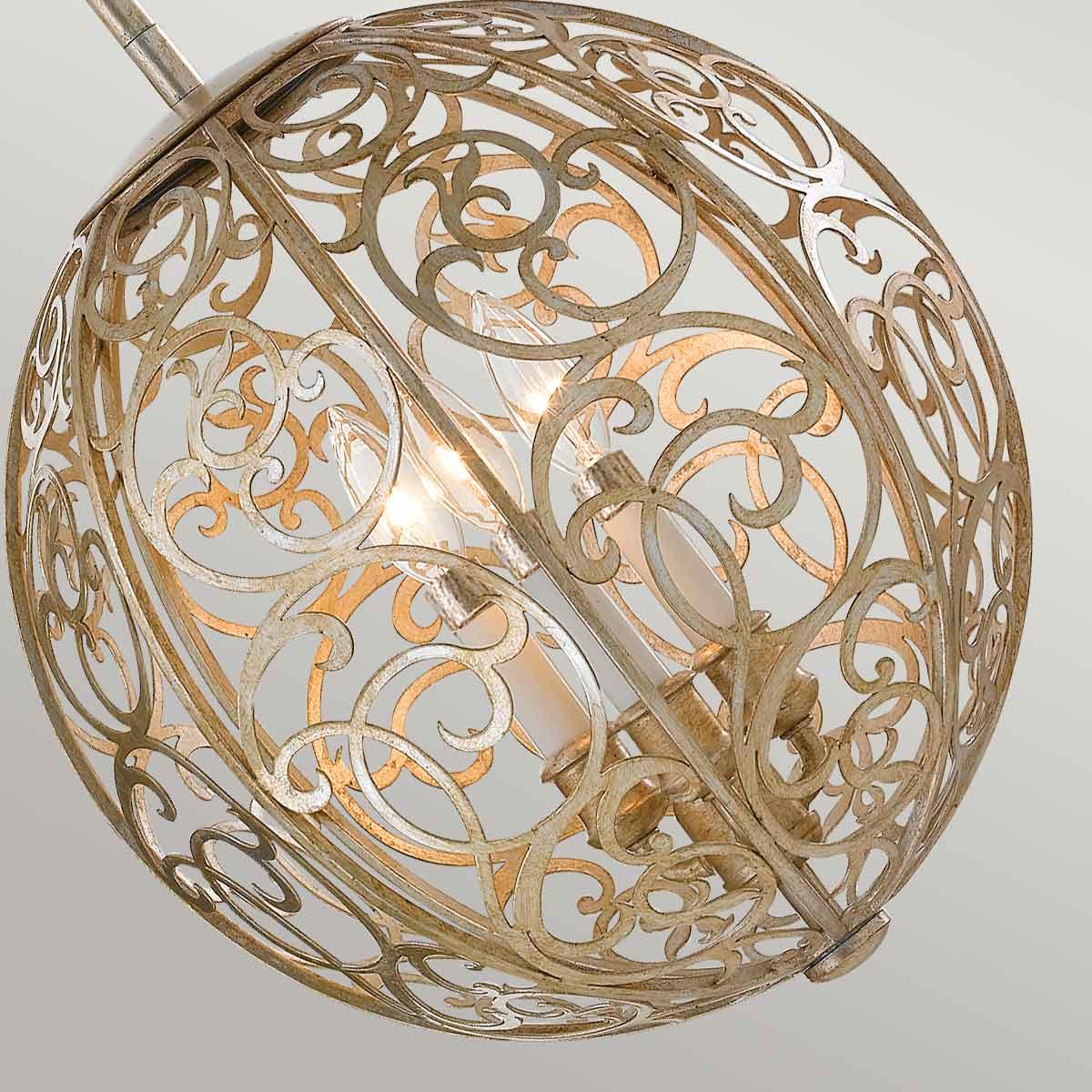 Elstead Lighting - FE-ARABESQUE3 - Feiss Chandelier from the Arabesque range. Arabesque 3 Light Chandelier Product Code = FE-ARABESQUE3