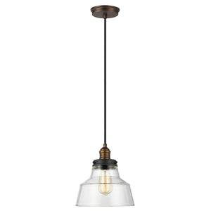 Elstead Lighting - FE-BASKIN-P-A-BR - Feiss Pendant from the Baskin range. Baskin 1 Light Pendant Product Code = FE-BASKIN-P-A-BR