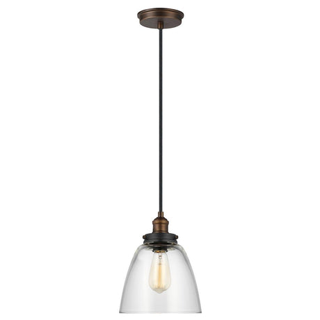 Elstead Lighting - FE-BASKIN-P-B-BR - Feiss Pendant from the Baskin range. Baskin 1 Light Pendant Product Code = FE-BASKIN-P-B-BR