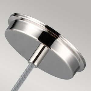 Elstead Lighting - FE-BASKIN-P-B-PN - Feiss Pendant from the Baskin range. Baskin 1 Light Pendant Product Code = FE-BASKIN-P-B-PN