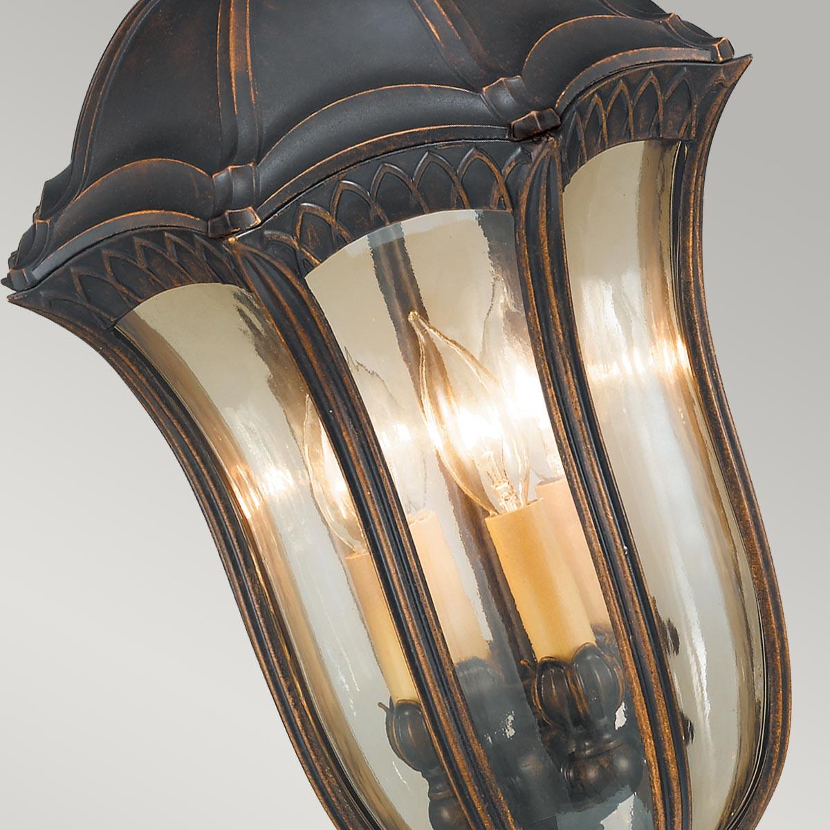 Elstead Lighting - FE-BATONRG8 - Feiss Outdoor Hanging from the Baton Rouge range. Baton Rouge 4 Light Chain Lantern Product Code = FE-BATONRG8