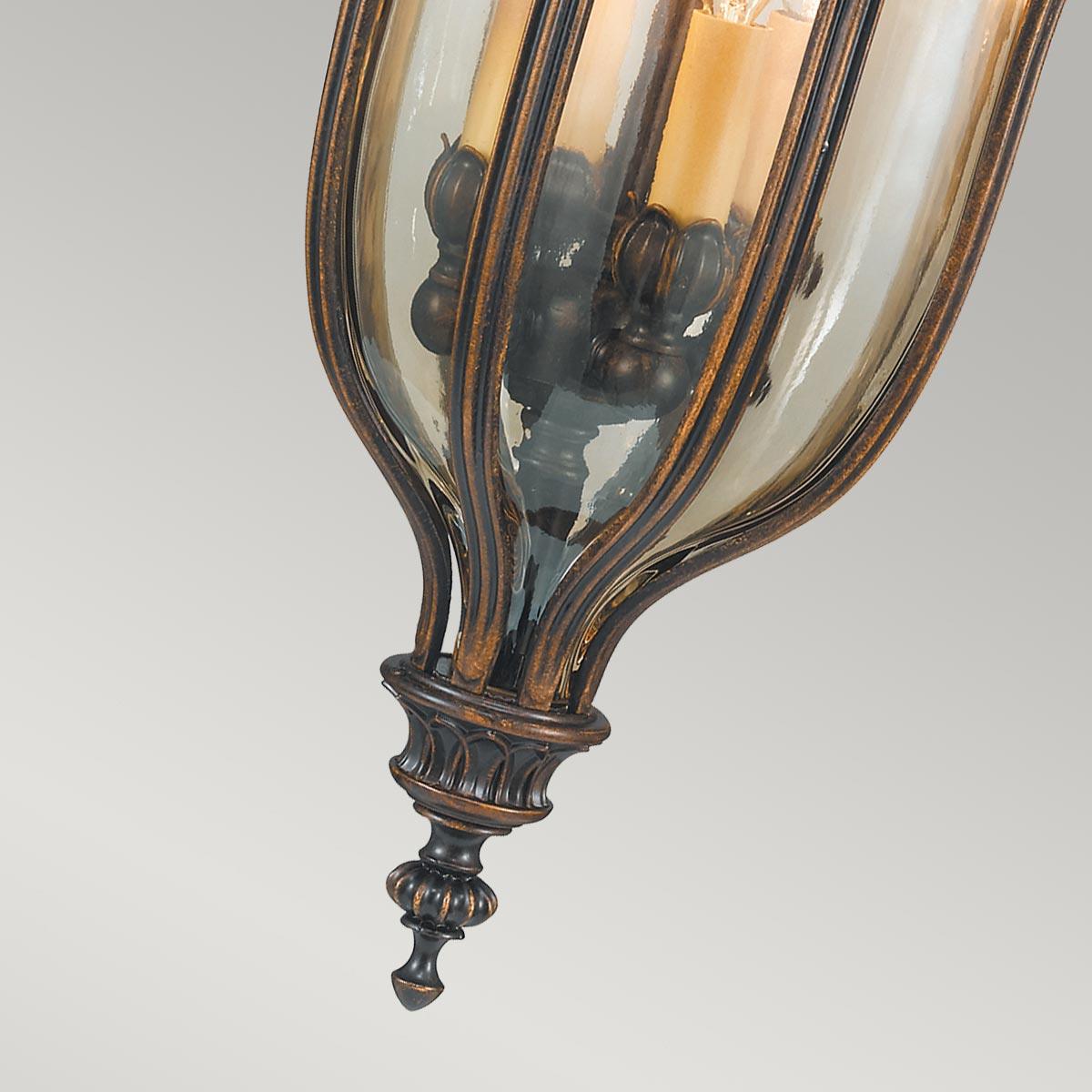 Elstead Lighting - FE-BATONRG8 - Feiss Outdoor Hanging from the Baton Rouge range. Baton Rouge 4 Light Chain Lantern Product Code = FE-BATONRG8