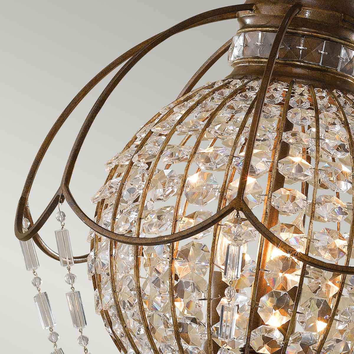 Elstead Lighting - FE-BELLINI3 - Feiss Chandelier from the Bellini range. Bellini 3 Light Chandelier Product Code = FE-BELLINI3