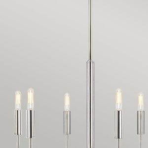 Elstead Lighting - FE-BRIANNA6-PN - Feiss Chandelier from the Brianna range. Brianna 6 lt Chandelier Product Code = FE-BRIANNA6-PN