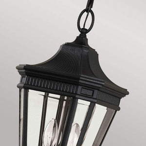 Elstead Lighting - FE-COTSLN8-M-BK - Feiss Outdoor Hanging from the Cotswold Lane range. Cotswold Lane 2 Light Medium Chain Lantern Product Code = FE-COTSLN8-M-BK