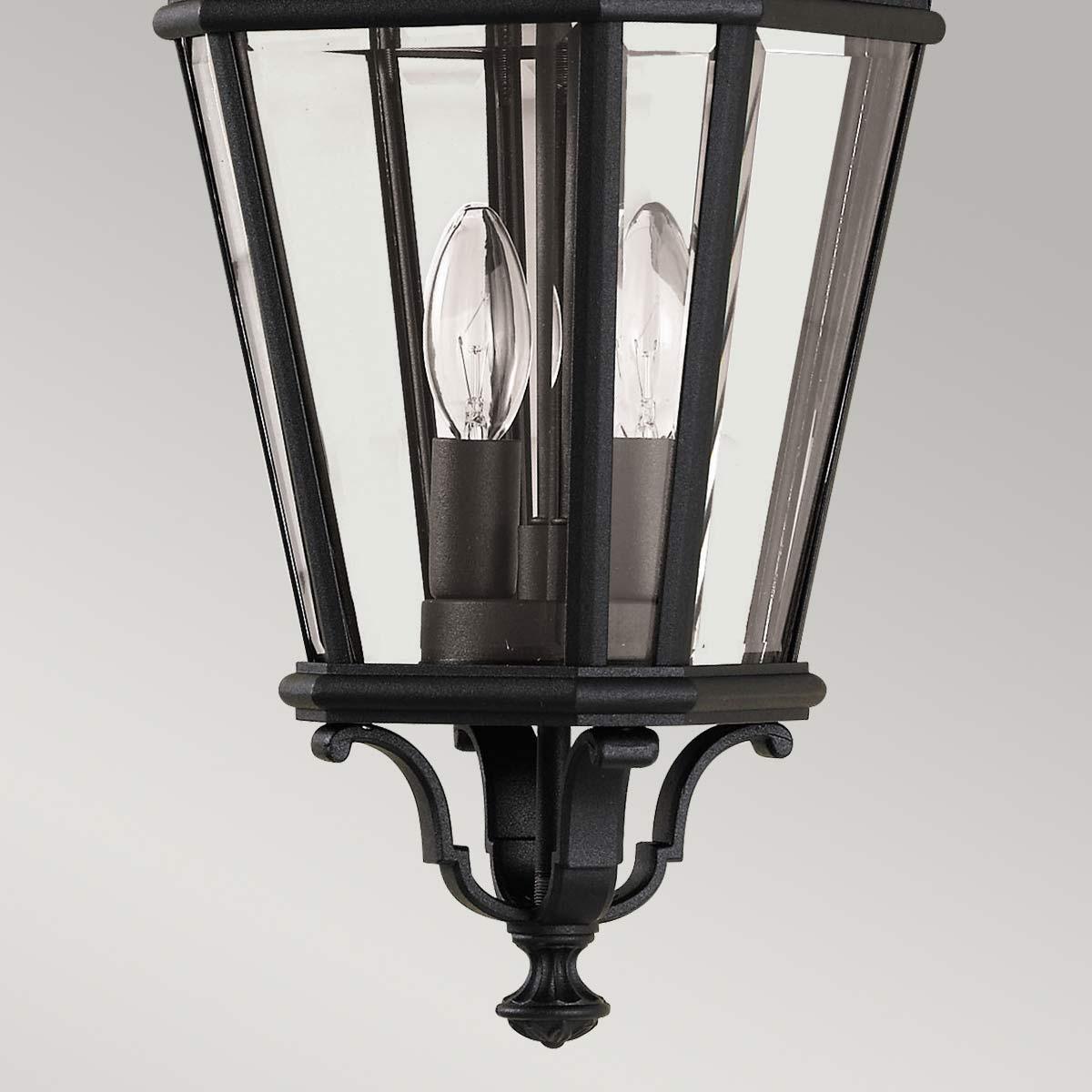 Elstead Lighting - FE-COTSLN8-M-BK - Feiss Outdoor Hanging from the Cotswold Lane range. Cotswold Lane 2 Light Medium Chain Lantern Product Code = FE-COTSLN8-M-BK