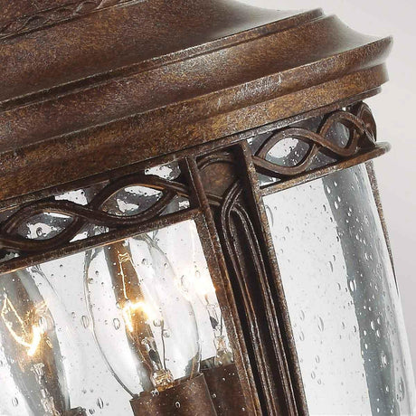 Elstead Lighting - FE-EB3-M-BRB - Feiss Pedestal Lantern from the English Bridle range. English Bridle 3 Light Medium Pedestal Product Code = FE-EB3-M-BRB