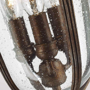 Elstead Lighting - FE-EB8-M-BRB - Feiss Outdoor Hanging from the English Bridle range. English Bridle 3 Light Medium Chain Lantern Product Code = FE-EB8-M-BRB