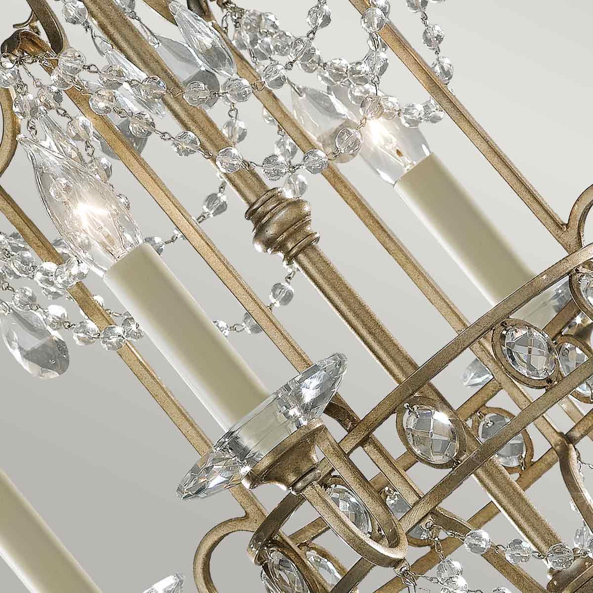 Elstead Lighting - FE-GIANNA4 - Feiss Chandelier from the Gianna range. Gianna 4 Light Chandelier Product Code = FE-GIANNA4