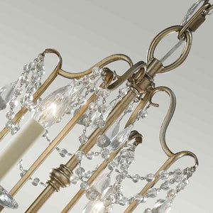 Elstead Lighting - FE-GIANNA4 - Feiss Chandelier from the Gianna range. Gianna 4 Light Chandelier Product Code = FE-GIANNA4