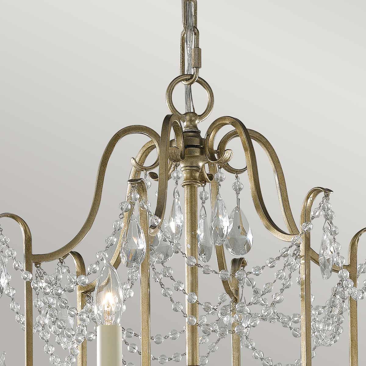 Elstead Lighting - FE-GIANNA6 - Feiss Chandelier from the Gianna range. Gianna 6 Light Chandelier Product Code = FE-GIANNA6