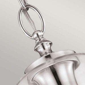 Elstead Lighting - FE-HOUNSLOW-P-PN - Feiss Pendant from the Hounslow range. Hounslow 1 Light Pendant Polished Nickel Product Code = FE-HOUNSLOW-P-PN