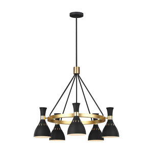 Elstead Lighting - FE-JOAN5-MB - Feiss Chandelier from the Joan range. Joan 5 Light Chandelier Product Code = FE-JOAN5-MB