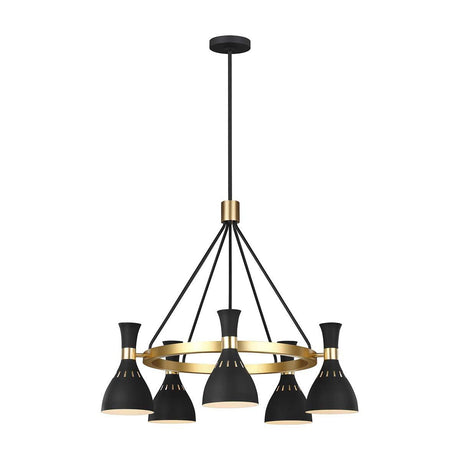 Elstead Lighting - FE-JOAN5-MB - Feiss Chandelier from the Joan range. Joan 5 Light Chandelier Product Code = FE-JOAN5-MB