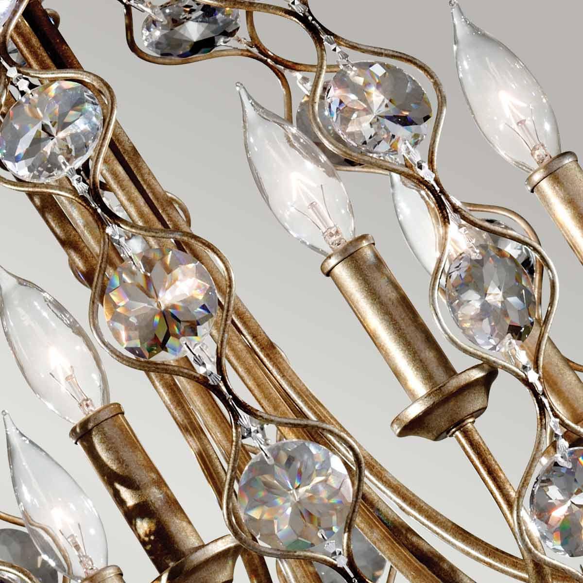 Elstead Lighting - FE-LEILA6 - Feiss Chandelier from the Leila range. Leila 6 Light Chandelier Product Code = FE-LEILA6