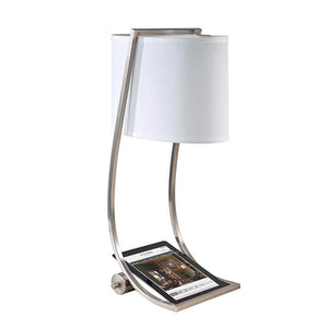 Elstead Lighting - FE-LEX-TL-BS - Feiss Table Lamp from the Lex range. Lex 1 Light Table Lamp - Brushed Steel Product Code = FE-LEX-TL-BS