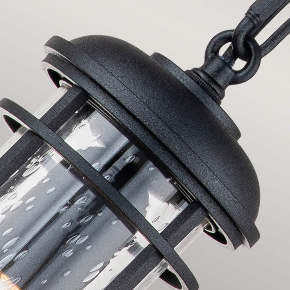 Elstead Lighting - FE-LIGHTHOUSE8-S-BLK - Feiss Outdoor Hanging from the Lighthouse range. Lighthouse 1 Light Small Chain Lantern Product Code = FE-LIGHTHOUSE8-S-BLK