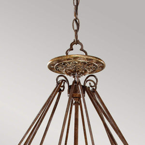 Elstead Lighting - FE-MARCELLA4 - Feiss Chandelier from the Marcella range. Marcella 4 Light Chandelier Product Code = FE-MARCELLA4