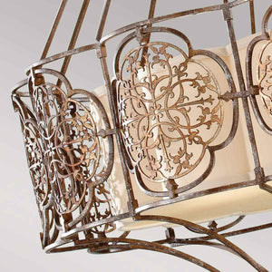 Elstead Lighting - FE-MARCELLA4 - Feiss Chandelier from the Marcella range. Marcella 4 Light Chandelier Product Code = FE-MARCELLA4