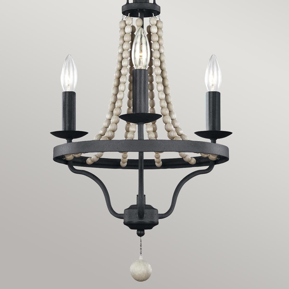 Elstead Lighting - FE-NORI3-DWZ - Feiss Chandelier from the Nori range. Nori 3 Light Chandelier Product Code = FE-NORI3-DWZ