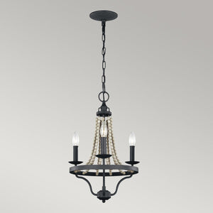 Elstead Lighting - FE-NORI3-DWZ - Feiss Chandelier from the Nori range. Nori 3 Light Chandelier Product Code = FE-NORI3-DWZ