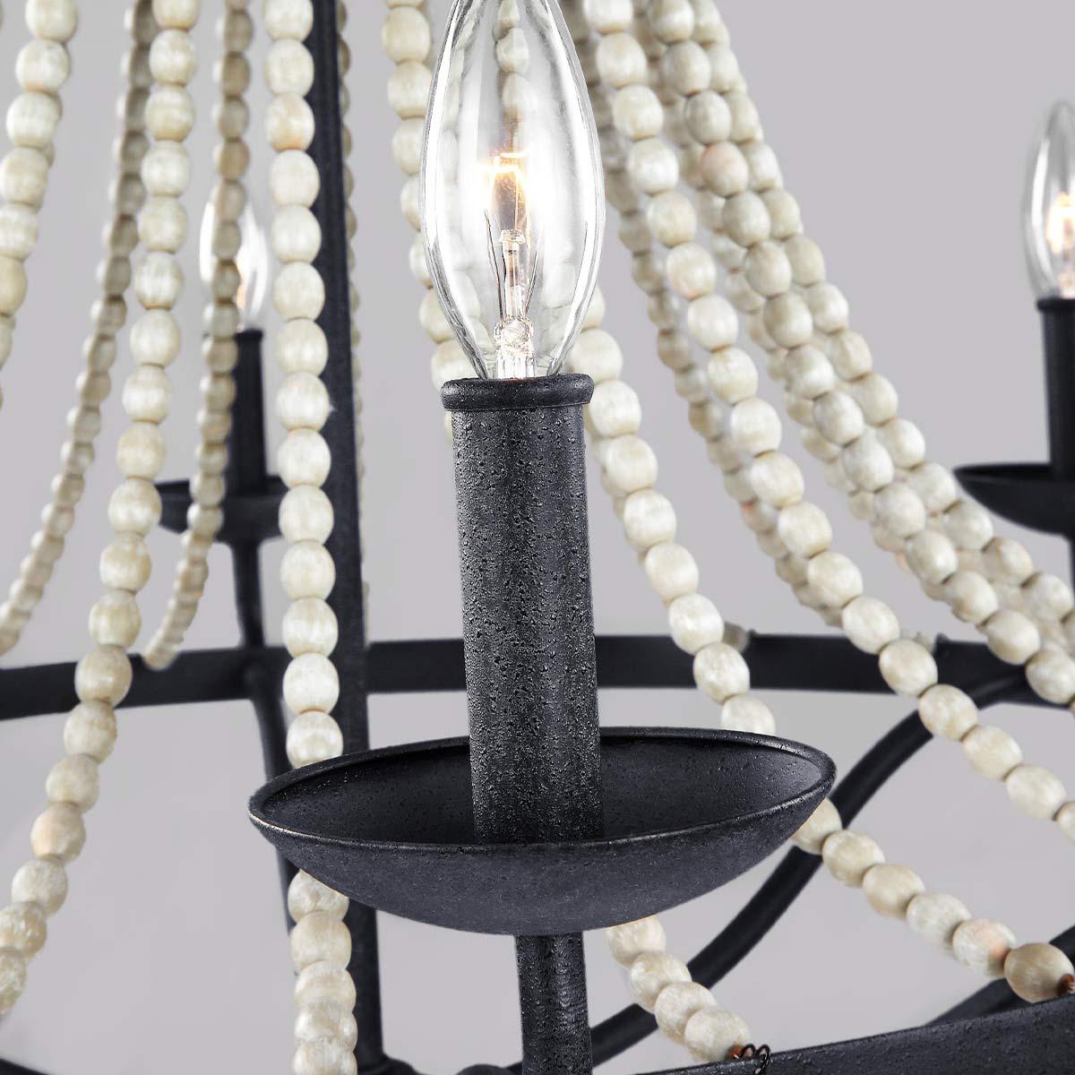 Elstead Lighting - FE-NORI6-DWZ - Feiss Chandelier from the Nori range. Nori 6 Light Chandelier Product Code = FE-NORI6-DWZ