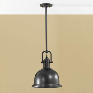 Elstead Lighting - FE-PARKER-P-M-DB - Feiss Pendant from the Parker Place range. Feiss Parker 1Lt Pendant Light Product Code = FE-PARKER-P-M-DB