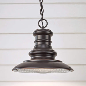 Elstead Lighting - FE-REDDING8-M-RB - Feiss Outdoor Hanging from the Redding Station range. Redding Station 1 Light Medium Chain Lantern Product Code = FE-REDDING8-M-RB