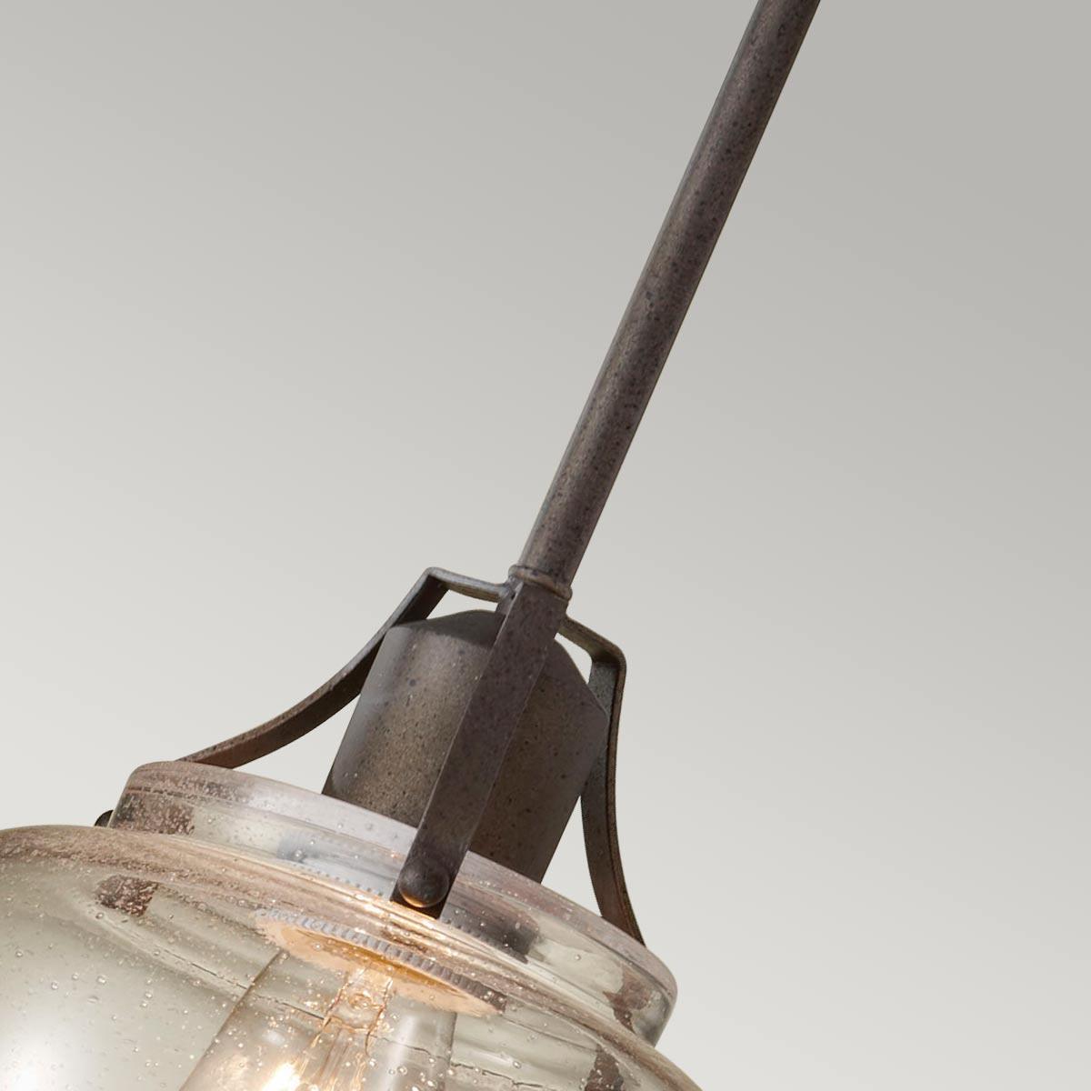 Elstead Lighting - FE-URBANRWL-P-H - Feiss Pendant from the Urban Renewal range. Urban Renewal 1 Light Mini Pendant - Rustic Iron Product Code = FE-URBANRWL-P-H