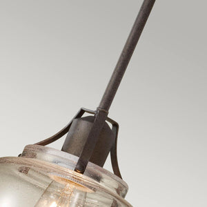 Elstead Lighting - FE-URBANRWL-P-H - Feiss Pendant from the Urban Renewal range. Urban Renewal 1 Light Mini Pendant - Rustic Iron Product Code = FE-URBANRWL-P-H