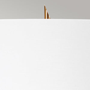 Elstead Lighting - FERRARA-TL-WPG - Elstead Lighting Table Lamp from the Ferrara range. Ferrara Table Lamp - White and Polished Gold Product Code = FERRARA-TL-WPG