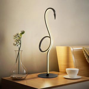 Elstead Lighting - FLAMINGO-TL-BLK - Elstead Lighting Table Lamp from the Flamingo range. Flamingo LED Table Lamp - Black Product Code = FLAMINGO-TL-BLK